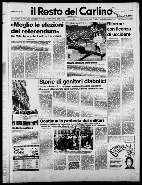 Il Resto del Carlino : giornale dell'Emilia